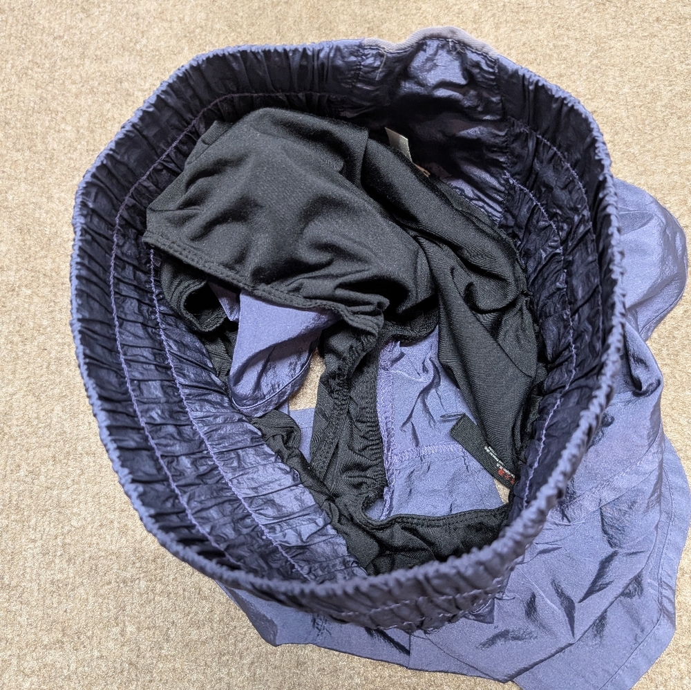Free People Navy High-Waist Athletic Shorts - Picture 8 of 12